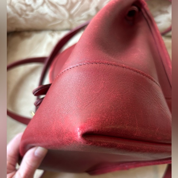 COACH Small Daypack Backpack Red 9960 - Picture 11 of 16